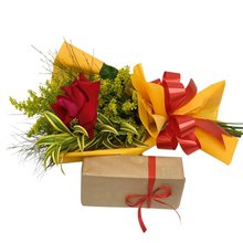 Ramalhete de uma Rosa e Bombom