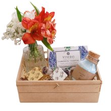 Cesta Bem Estar Sabonete & Escalda Pés