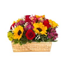 Floreira Mix De Flores