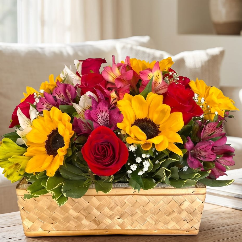 Floreira Mix De Flores