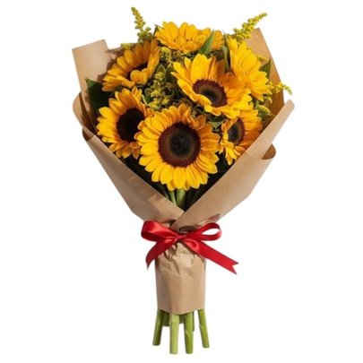 Buquê com 6 Girassós