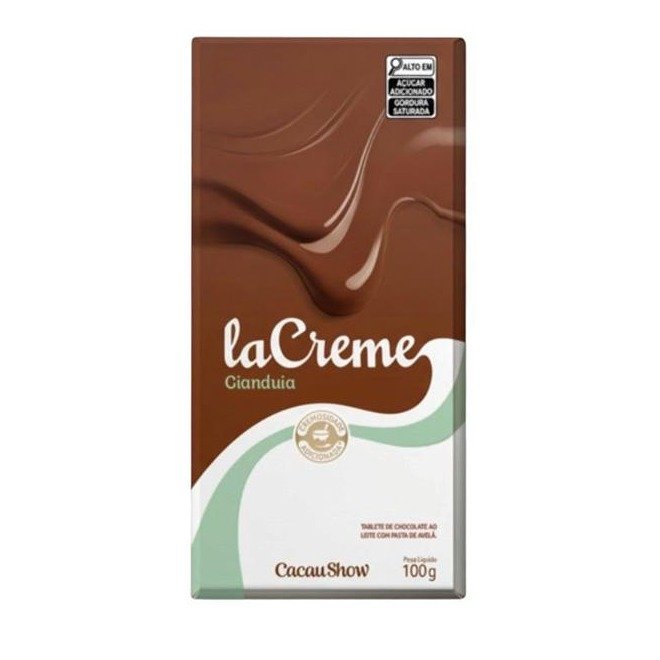 Tablete De Chocolate Gianduia LaCreme  100g