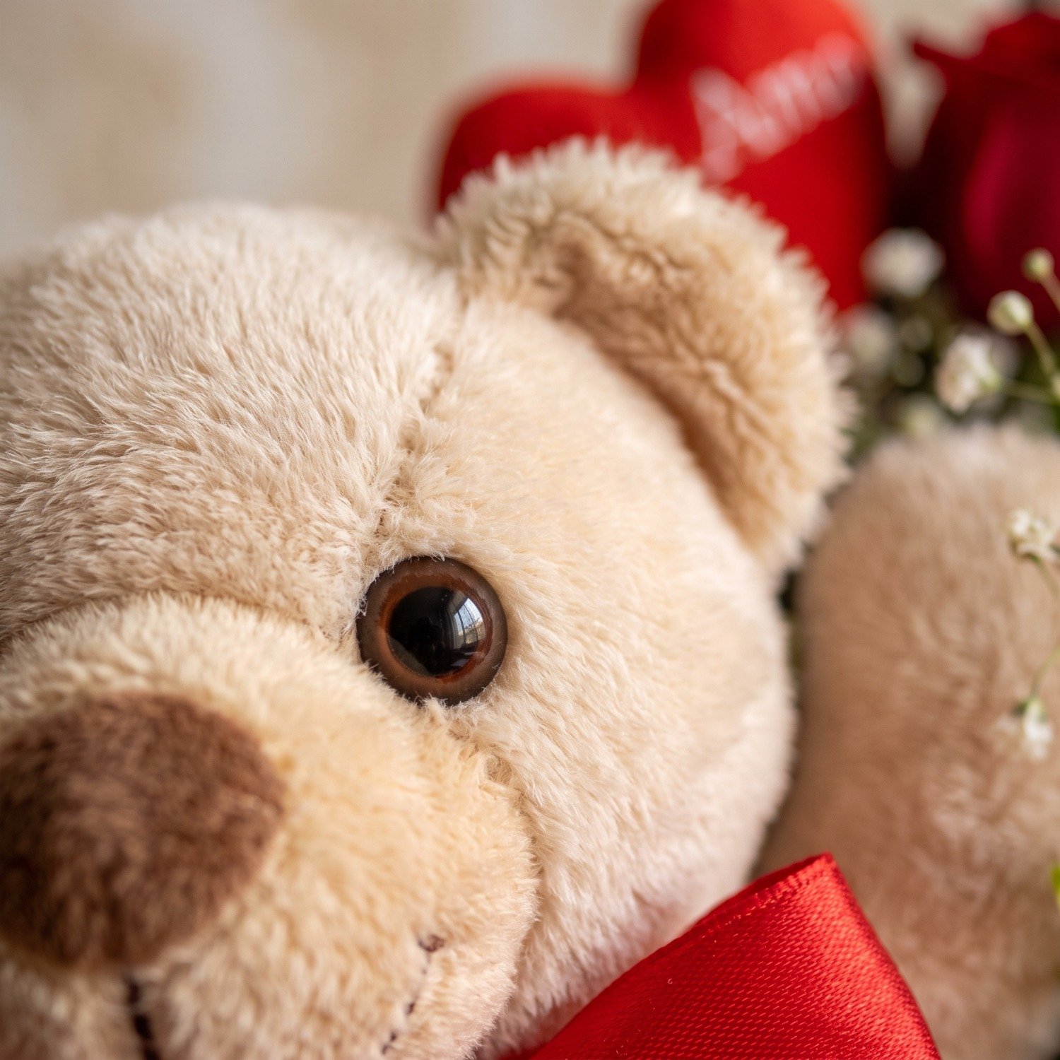 Kit Box Com Urso Teddy Love