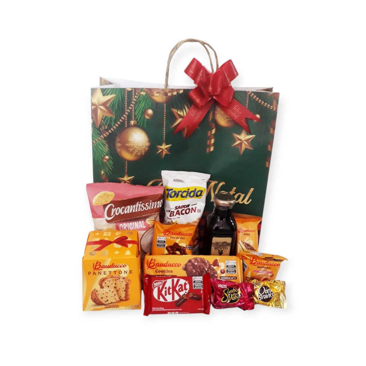 Sacola Natalina Presente 