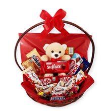 Cesta Chocolate Pelúcia