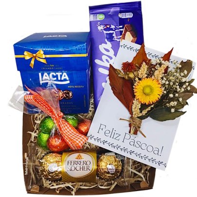 Cesta Comemorativa Feliz Páscoa