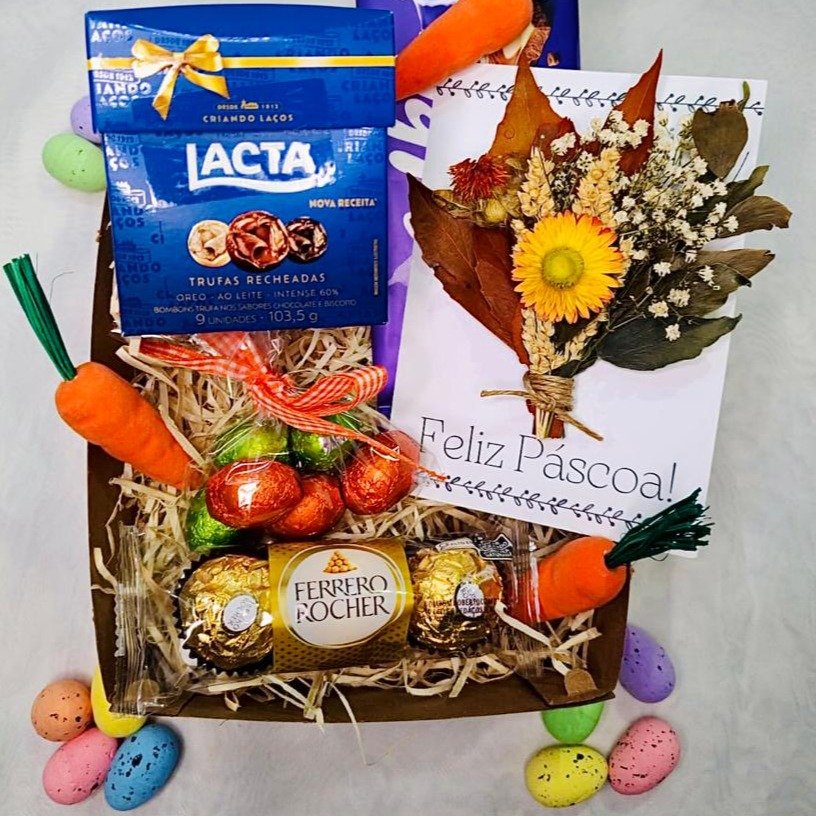 Cesta Comemorativa Feliz Páscoa 
