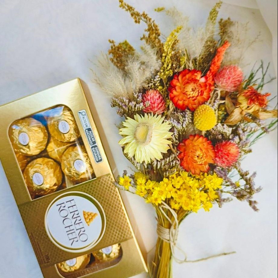 Cesta Vitrine Floral 