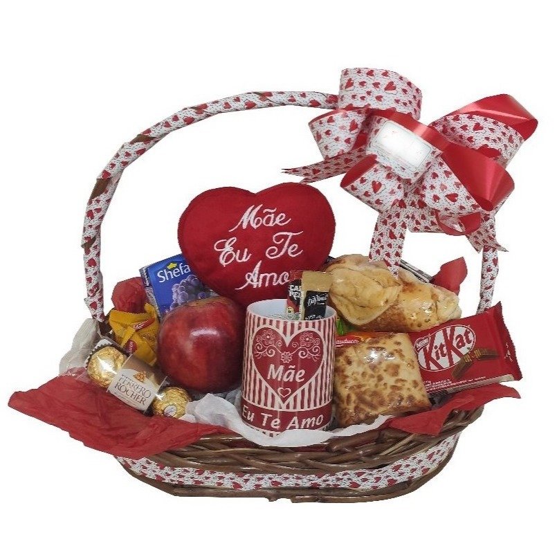 Cesta Café Mãe Te Amo, Te Amo