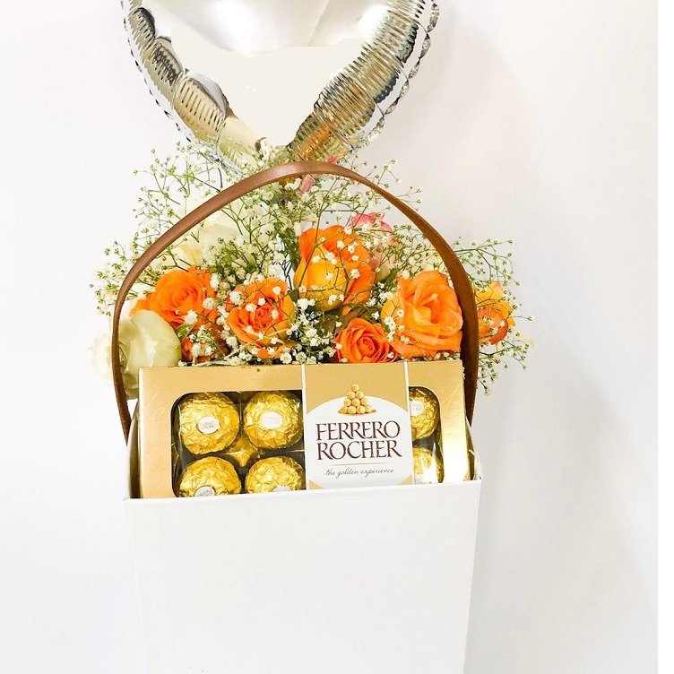 Box Flores e Chocolate