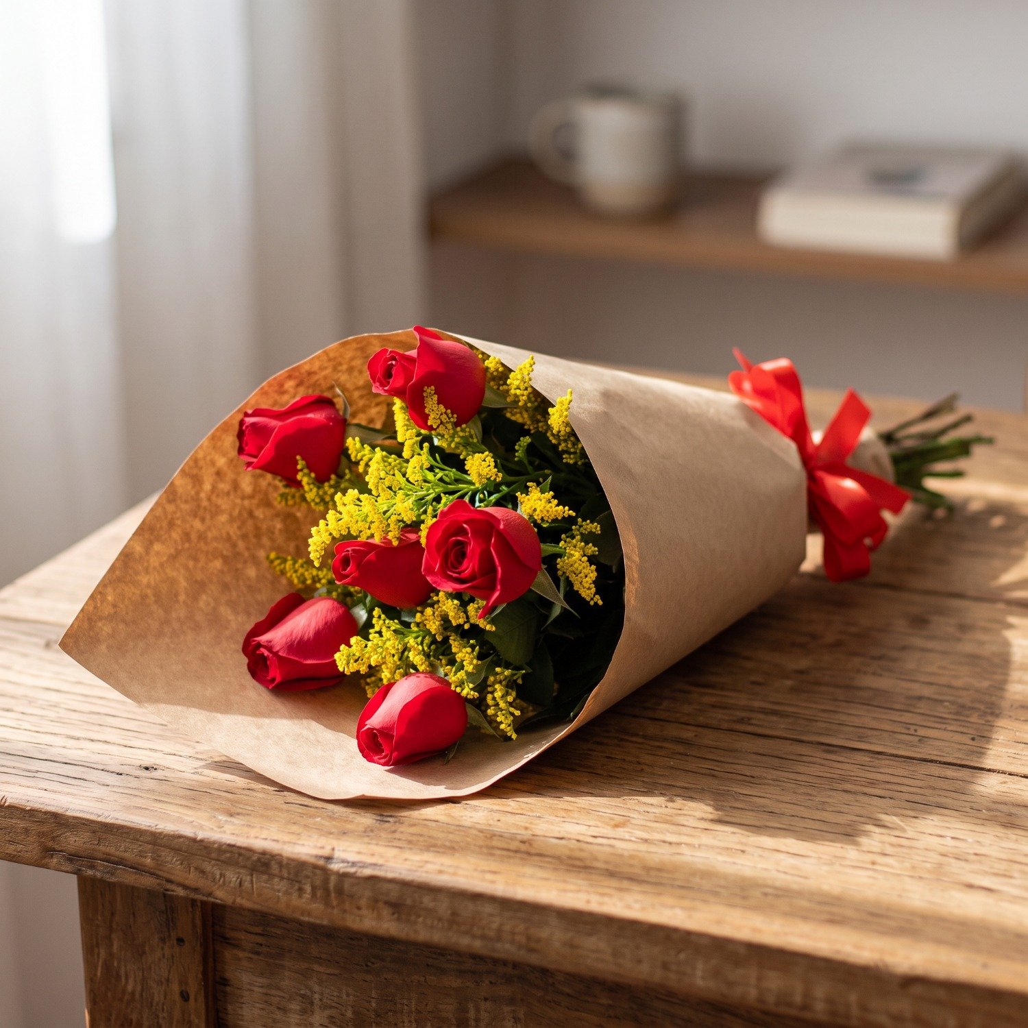 Buquê de Rosas Vermelhas com Tango
