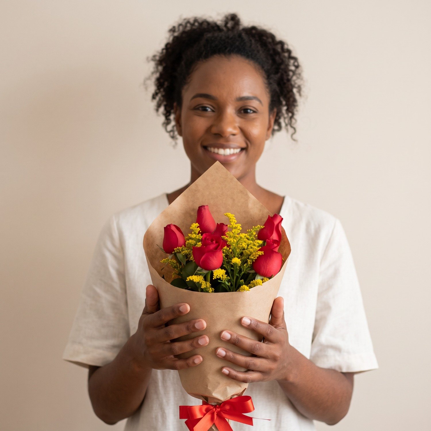 Buquê de Rosas Vermelhas com Tango