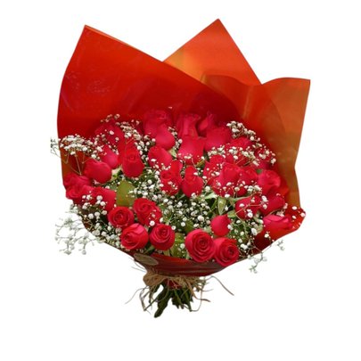 Buquê 40 Rosas Vermelhas