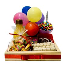  Cesta Alegria Aniversário Festa Feliz