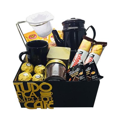 Cesta de Café Black & Gold