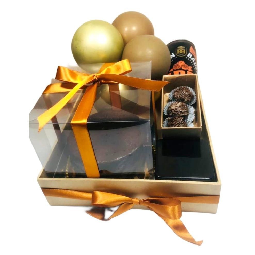 Cesta de Aniversário Bolo e Alegria