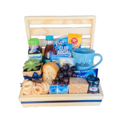 Cesta de Café Alegria Manhã Blue