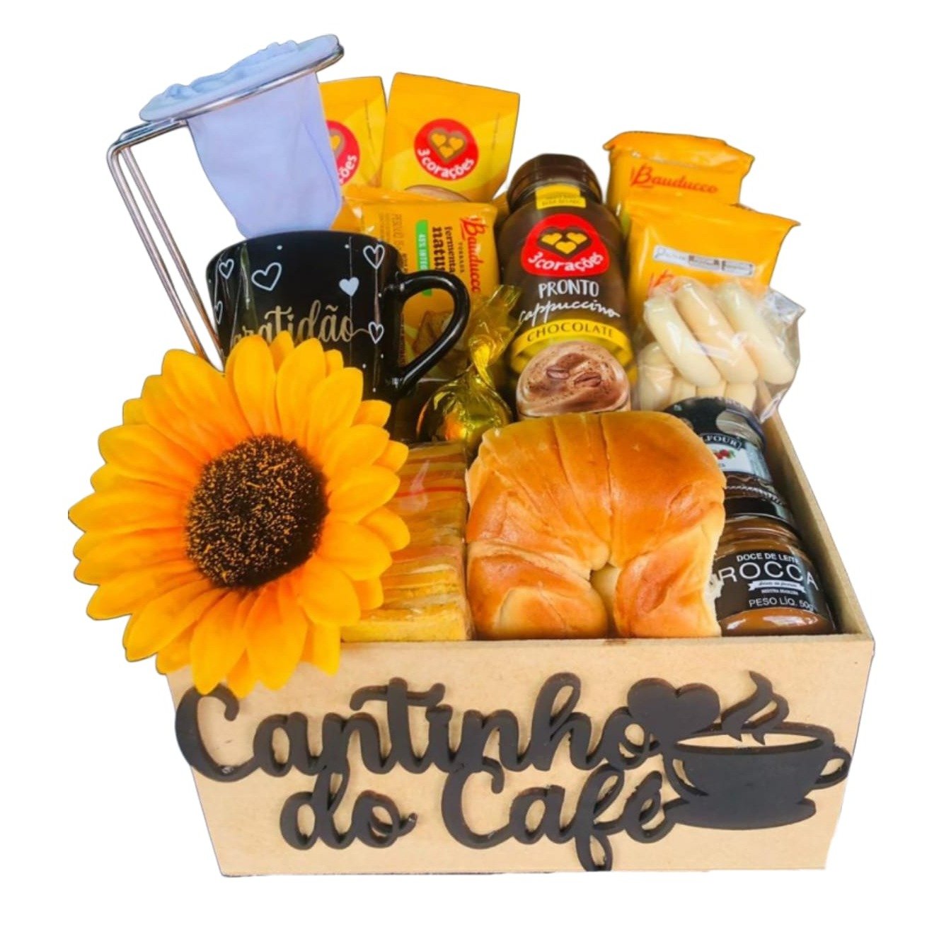 Cesta Amor de Café com Alegria