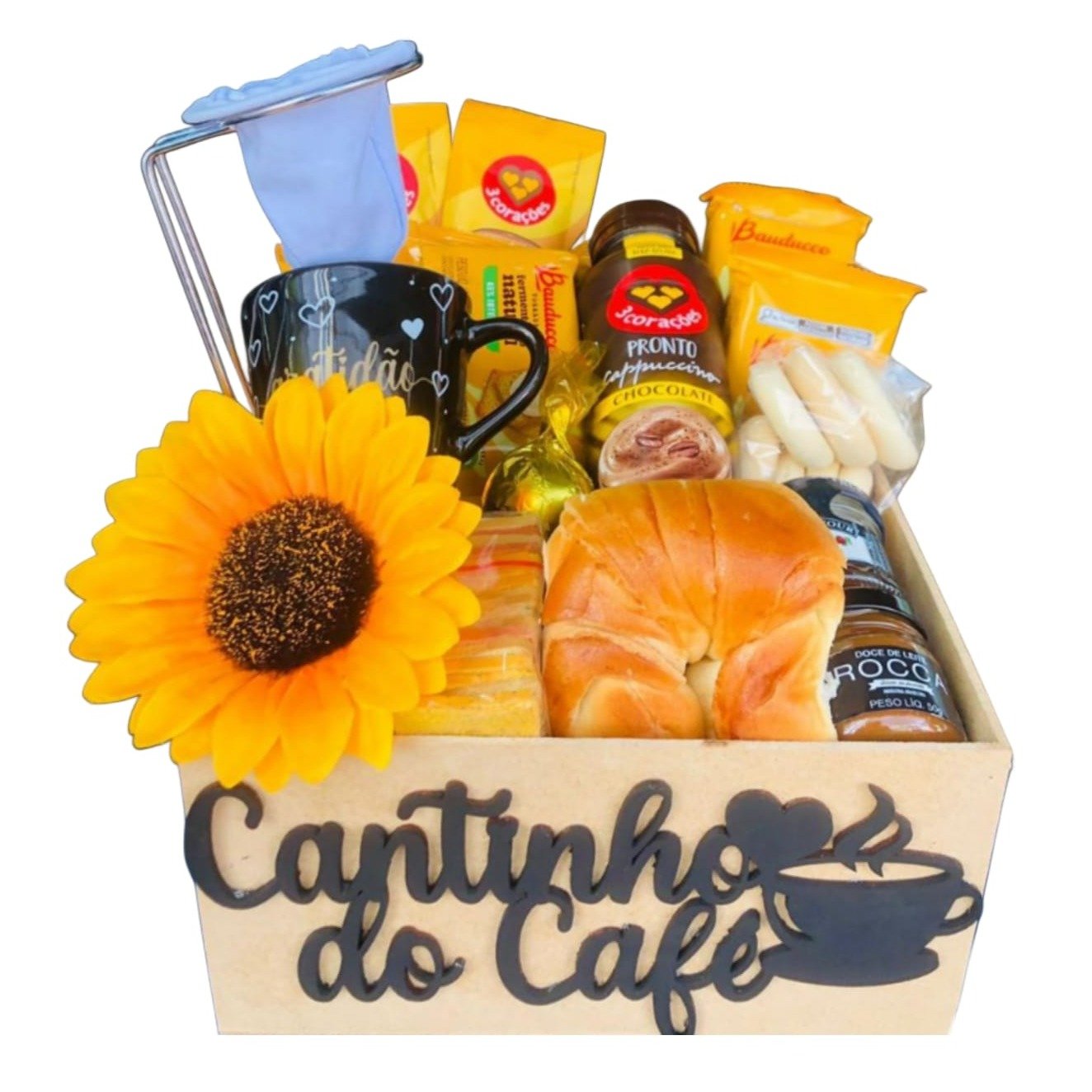 Cesta Amor de Café com Alegria