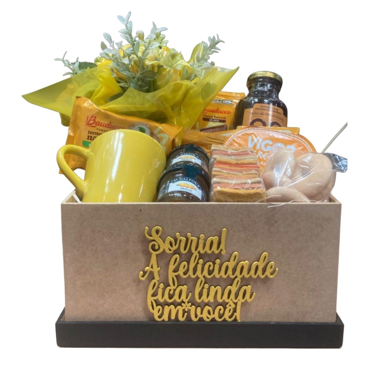 Cesta Sorria Mamãe Felicidade