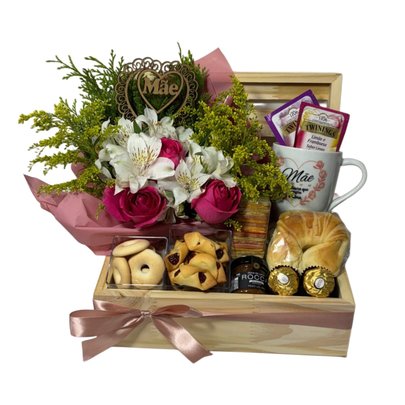 Cesta De  Café Da Manhã Mamãe