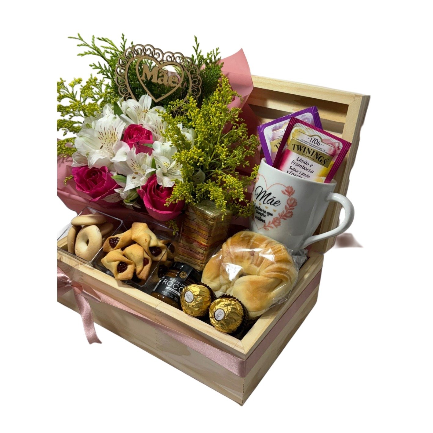 Cesta De  Café Da Manhã Mamãe 