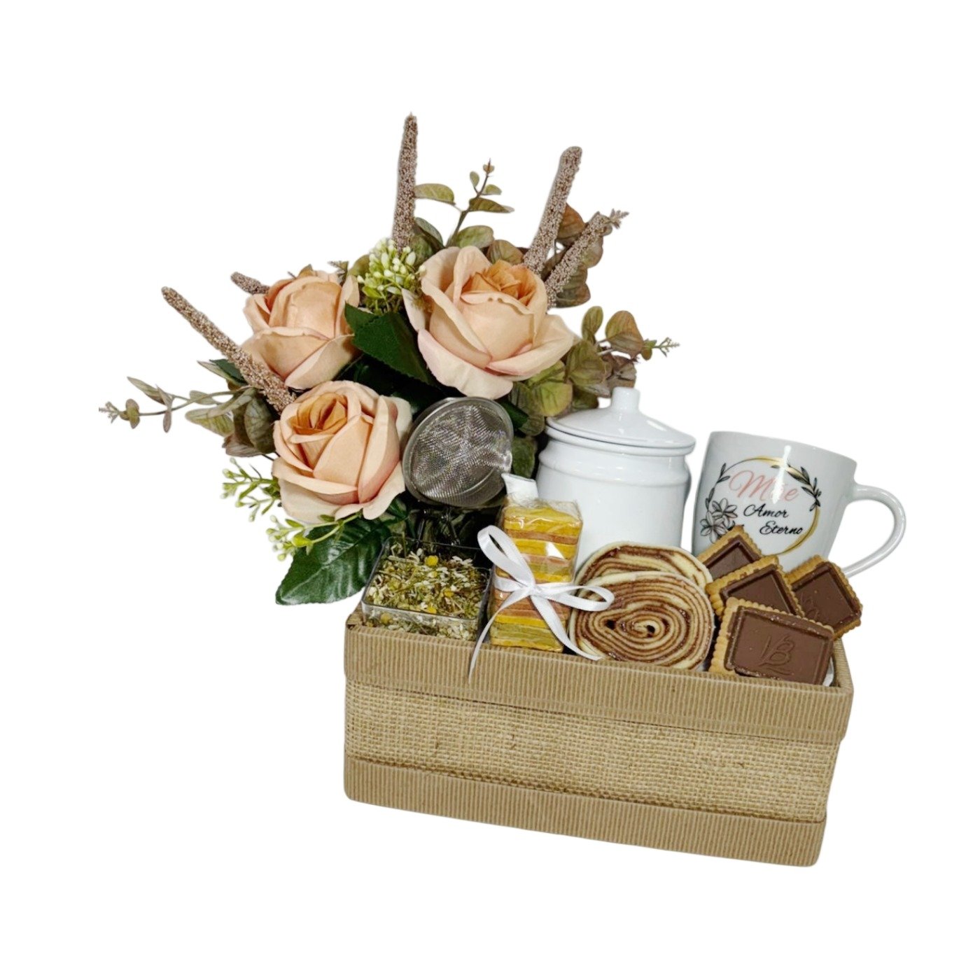 Cesta Café Da Manhã Mãe Amor Eterno 