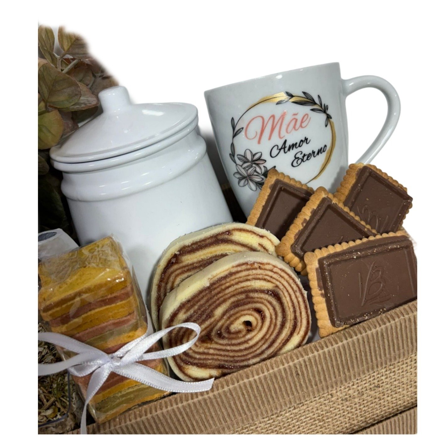 Cesta Café Da Manhã Mãe Amor Eterno 