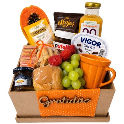 Cesta de Café da Manhã Gratidão