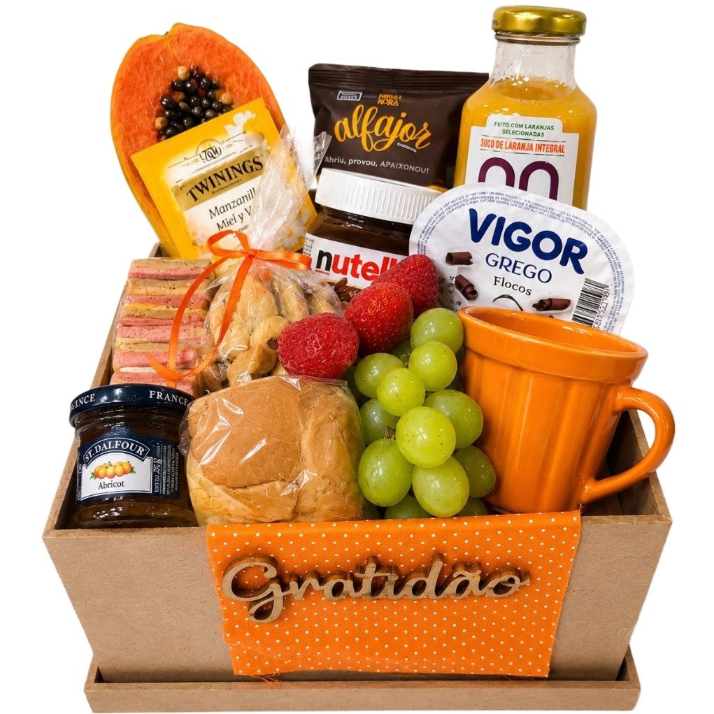 Cesta de Café da Manhã Gratidão