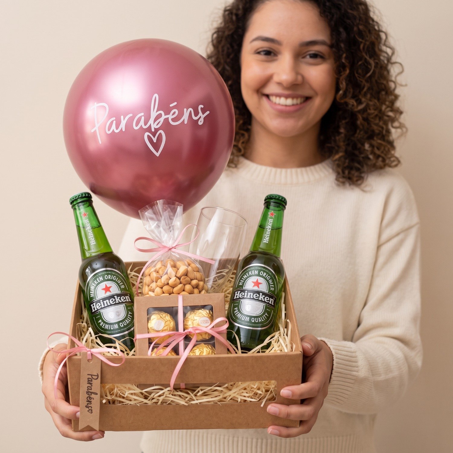 Cesta Happy Hour Parabéns