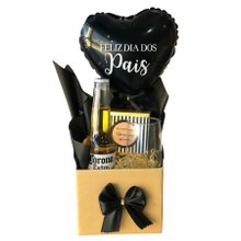 Cesta Dia dos Pais Corona e Copo Tulipa
