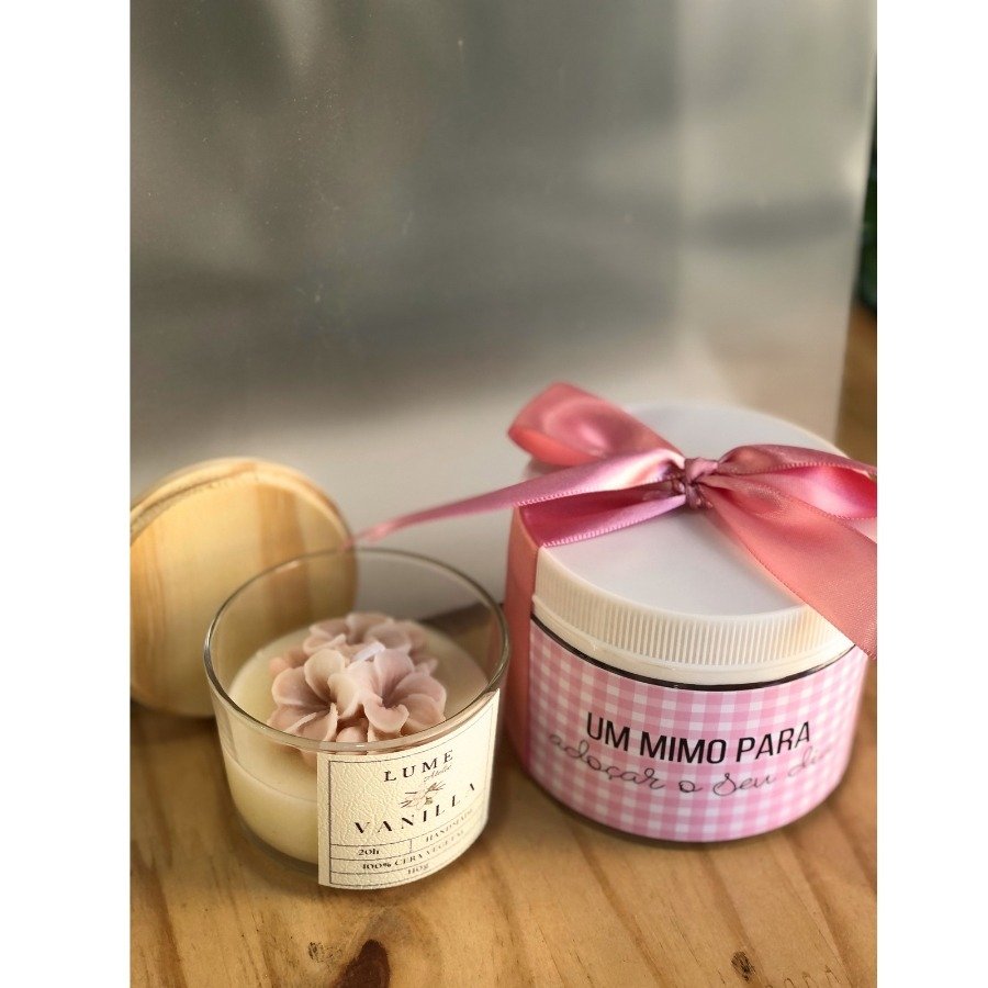 Sacola Dia Das Mães Com Vela Aromática