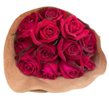 Buquê Charlotte com Rosas Vermelhas
