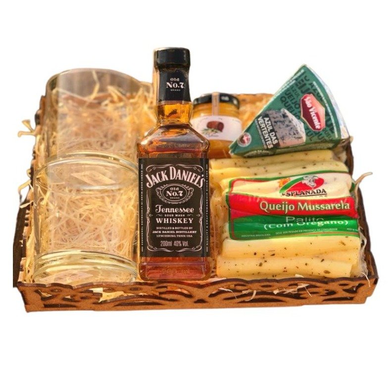 Kit Whisky Jack Daniels Com Copos