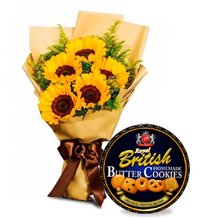 Buquê Vida e Cookies Butter Royal British