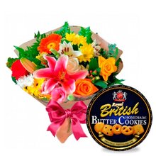 Buquê Essência Flores Nobres e Cookies Butter Royal
