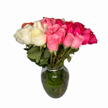 Arranjo de Rosas em Tons Claros