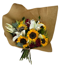 Buquê de Girassóis com Rosas e Lírios