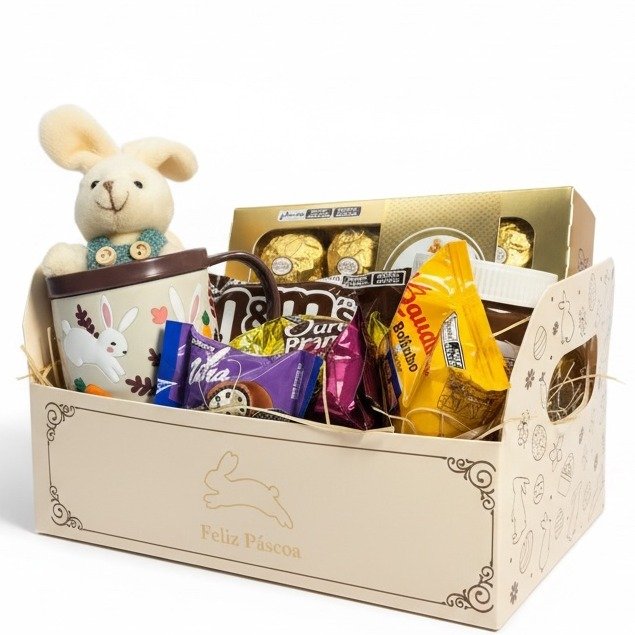 Cesta Doce Páscoa Feliz