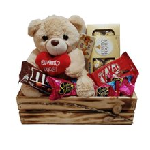 Cesta Apaixonadinho  por Chocolates