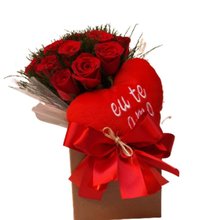 Caixa Amor com Pelúcia