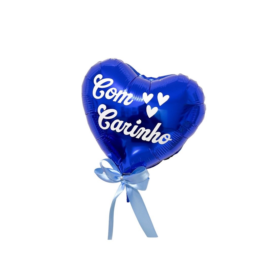 Balão metalizado azul