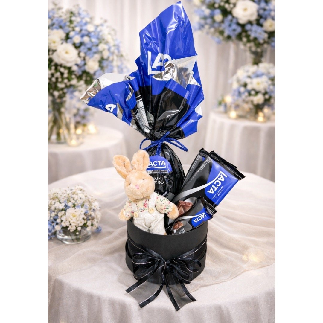 Cesta de Ovo de Páscoa Diamante Negro