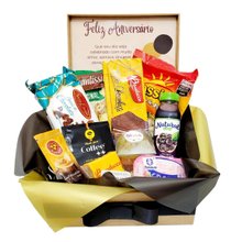 Cesta de Café Feliz Aniversário