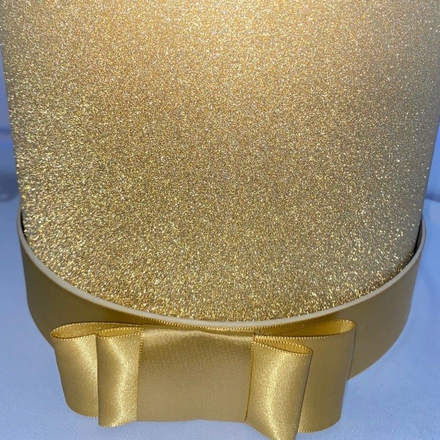 Café da Manhã Box Glitter Dourado