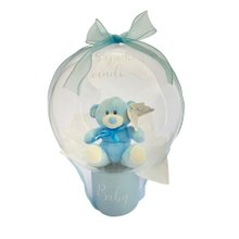 Pelúcia no Balão Maternidade Azul