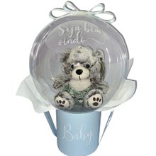 Balão com Pelúcia Maternidade Azul