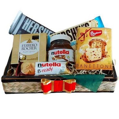 Cesta de Natal com Panetone