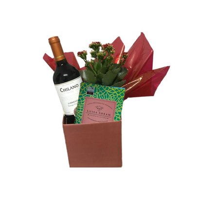 Cesta Alegria Vinho